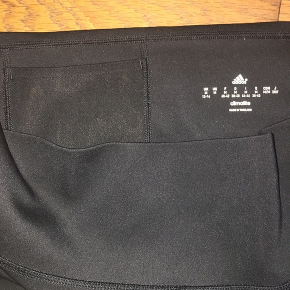 EUC Adidas climalite cropped leggings - Picture 4 of 4